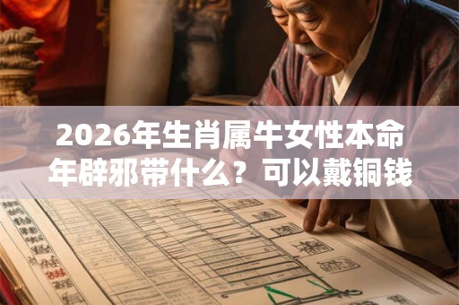 2026年生肖属牛女性本命年辟邪带什么?可以戴铜钱吗? 2026年生肖属牛女性本命年辟邪带什么?可以戴铜钱吗?