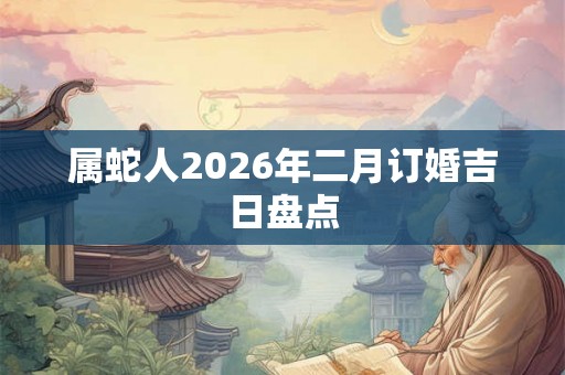 属蛇人2026年二月订婚吉日盘点 属蛇人2026年二月订婚吉日盘点