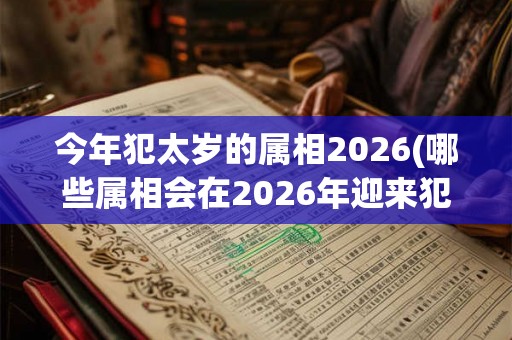 今年犯太岁的属相2026(哪些属相会在2026年迎来犯太岁的困扰？)