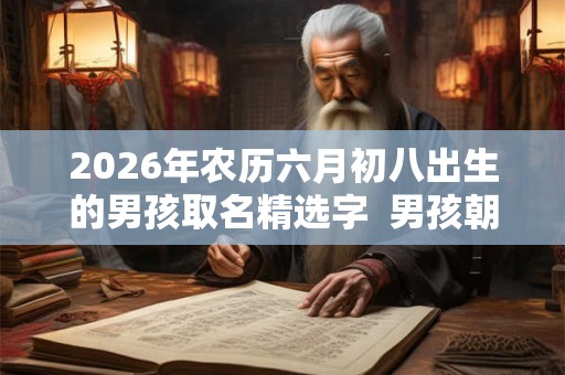 2026年农历六月初八出生的男孩取名精选字 男孩朝气蓬勃的名字 2026年农历六月初八出生的男孩取名精选字 男孩朝气蓬勃的名字