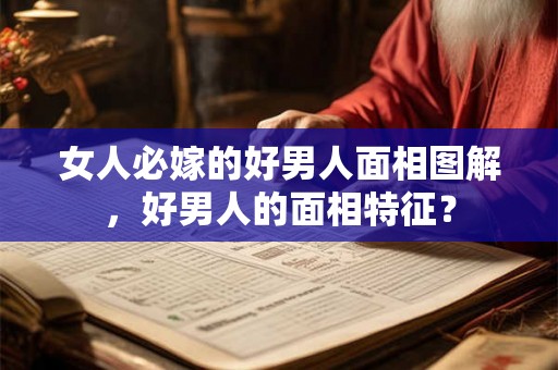 女人必嫁的好男人面相图解，好男人的面相特征？