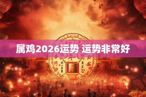 属鸡2026运势 运势非常好 属鸡2026运势 运势非常好