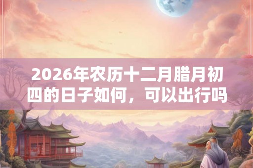 2026年农历十二月腊月初四的日子如何，可以出行吗？