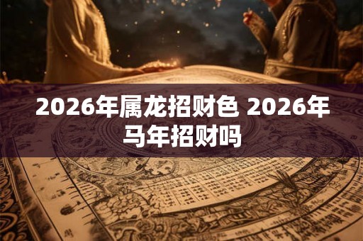2026年属龙招财色 2026年马年招财吗