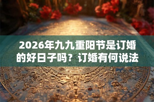 2026年九九重阳节是订婚的好日子吗？订婚有何说法讲究？