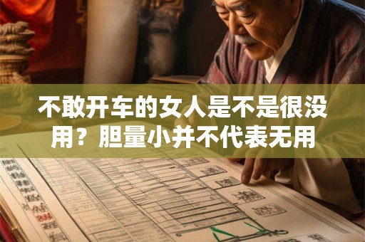 不敢开车的女人是不是很没用?胆量小并不代表无用 不敢开车的女人是不是很没用?胆量小并不代表无用