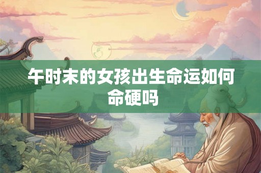 午时末的女孩出生命运如何 命硬吗