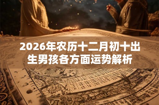 2026年农历十二月初十出生男孩各方面运势解析 2026年农历十二月初十出生男孩各方面运势解析