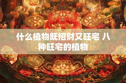 什么植物既招财又旺宅 八种旺宅的植物