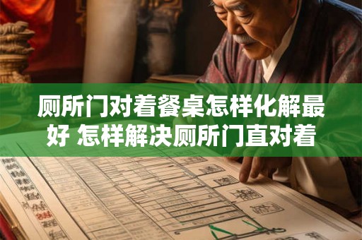 厕所门对着餐桌怎样化解最好 怎样解决厕所门直对着餐桌的问题