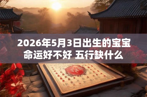 2026年5月3日出生的宝宝命运好不好 五行缺什么