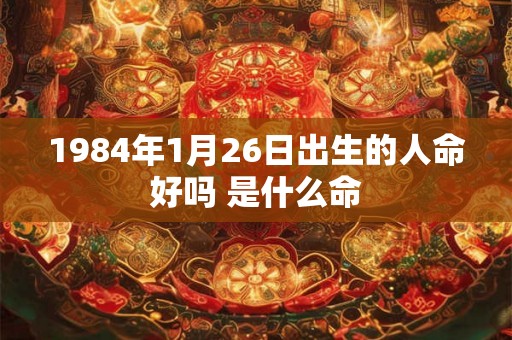 1984年1月26日出生的人命好吗 是什么命