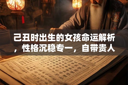 己丑时出生的女孩命运解析，性格沉稳专一，自带贵人相助