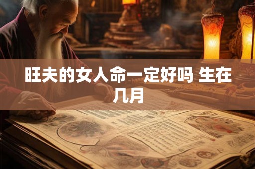 旺夫的女人命一定好吗 生在几月 旺夫的女人命一定好吗 生在几月