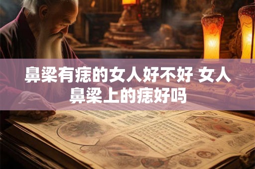 鼻梁有痣的女人好不好 女人鼻梁上的痣好吗