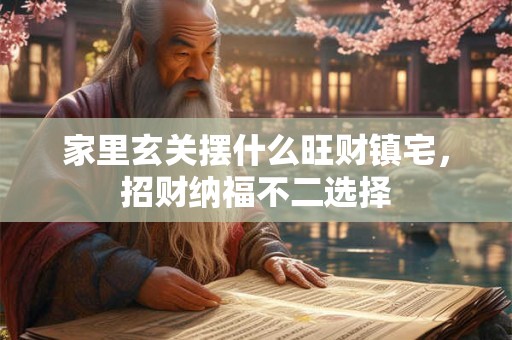 家里玄关摆什么旺财镇宅，招财纳福不二选择