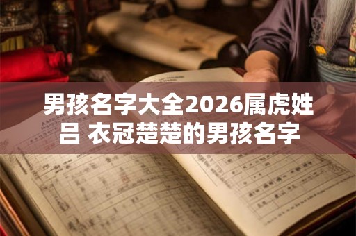 男孩名字大全2026属虎姓吕 衣冠楚楚的男孩名字