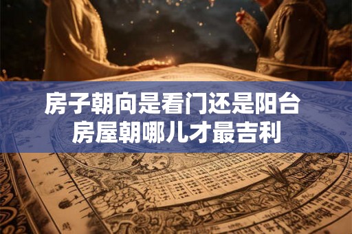 房子朝向是看门还是阳台 房屋朝哪儿才最吉利
