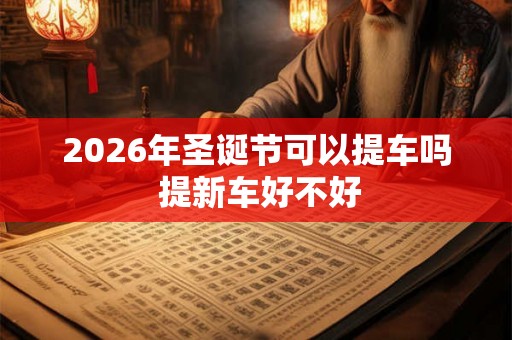 2026年圣诞节可以提车吗 提新车好不好