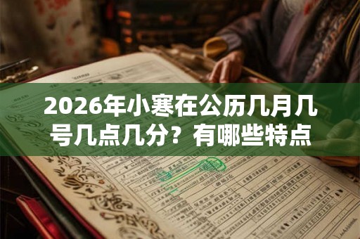 2026年小寒在公历几月几号几点几分?有哪些特点 2026年小寒在公历几月几号几点几分?有哪些特点