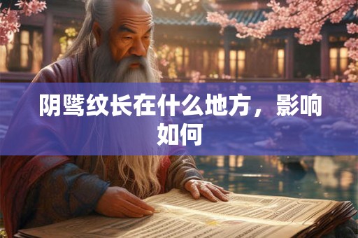 阴骘纹长在什么地方，影响如何