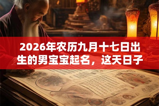 2026年农历九月十七日出生的男宝宝起名，这天日子好吗？