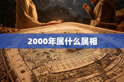 2000年属什么属相 2000年属什么属相