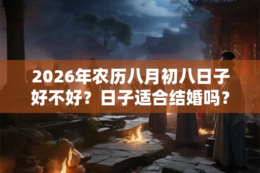 2026年农历八月初八日子好不好？日子适合结婚吗？
