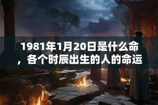 1981年1月20日是什么命，各个时辰出生的人的命运