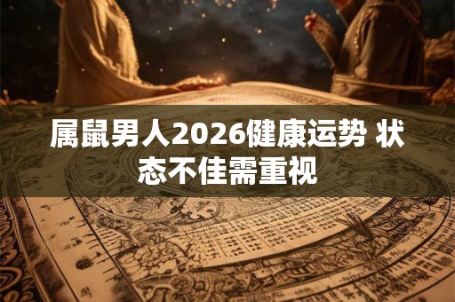 属鼠男人2026健康运势 状态不佳需重视