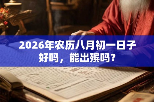 2026年农历八月初一日子好吗，能出殡吗？