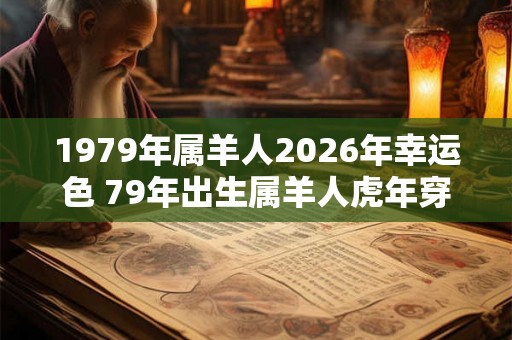 1979年属羊人2026年幸运色 79年出生属羊人虎年穿什么颜色衣服好