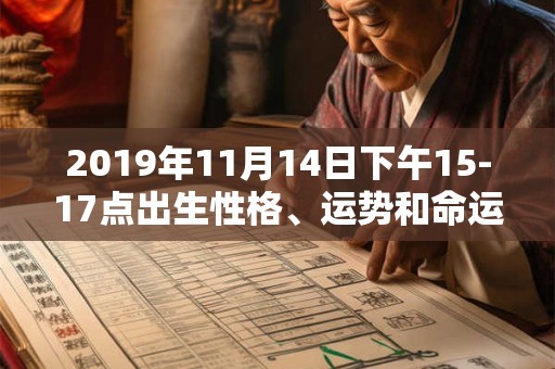 2019年11月14日下午15-17点出生性格、运势和命运 2019年11月14日下午15-17点出生性格、运势和命运