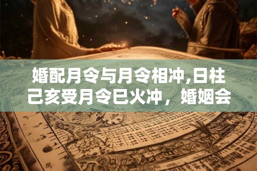 婚配月令与月令相冲,日柱己亥受月令巳火冲，婚姻会怎么样