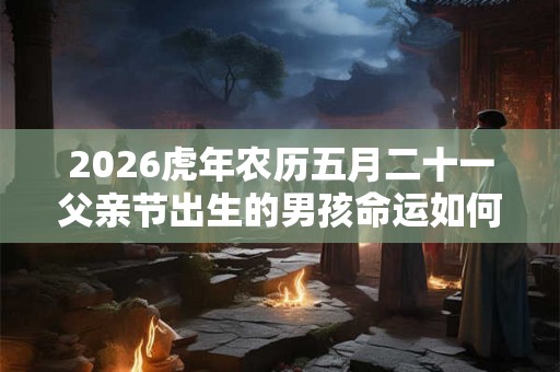 2026虎年农历五月二十一父亲节出生的男孩命运如何