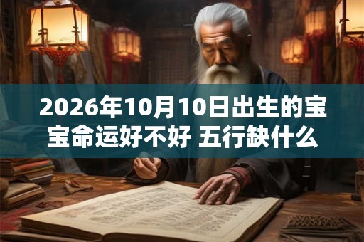 2026年10月10日出生的宝宝命运好不好 五行缺什么