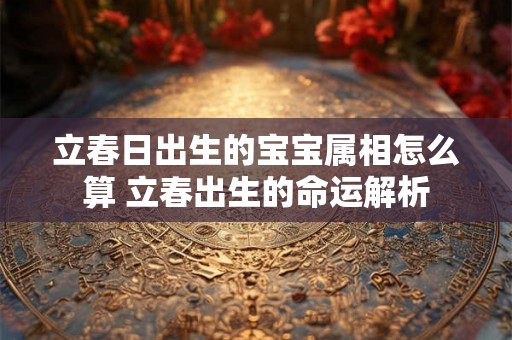 立春日出生的宝宝属相怎么算 立春出生的命运解析 立春日出生的宝宝属相怎么算 立春出生的命运解析