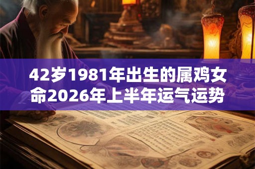 42岁1981年出生的属鸡女命2026年上半年运气运势