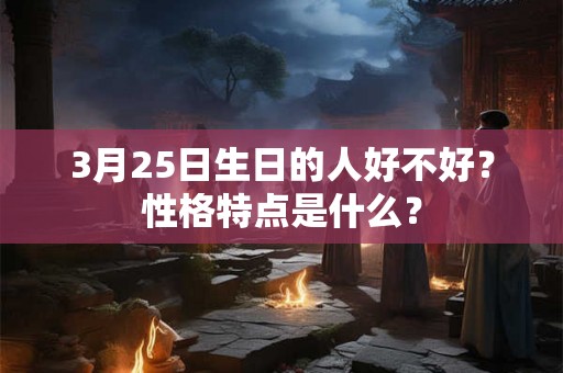 3月25日生日的人好不好？性格特点是什么？