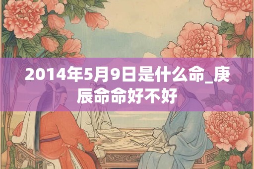 2014年5月9日是什么命_庚辰命命好不好