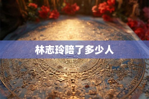 林志玲陪了多少人