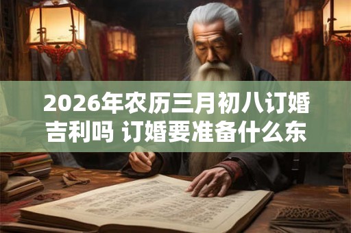2026年农历三月初八订婚吉利吗 订婚要准备什么东西 2026年农历三月初八订婚吉利吗 订婚要准备什么东西