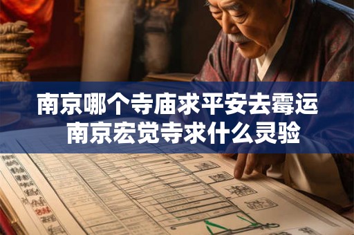 南京哪个寺庙求平安去霉运  南京宏觉寺求什么灵验