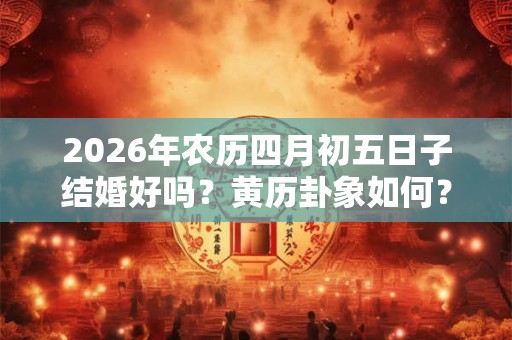 2026年农历四月初五日子结婚好吗？黄历卦象如何？