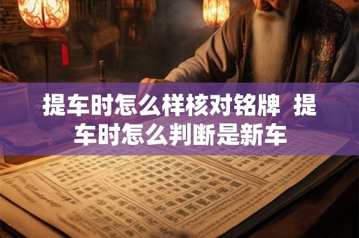 提车时怎么样核对铭牌  提车时怎么判断是新车