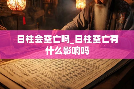 日柱会空亡吗_日柱空亡有什么影响吗