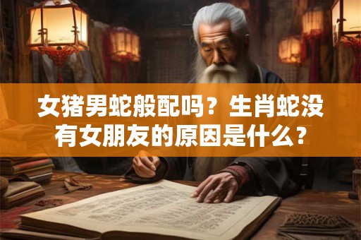 女猪男蛇般配吗？生肖蛇没有女朋友的原因是什么？