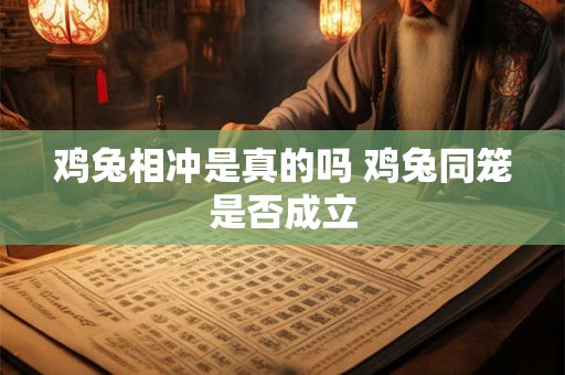 鸡兔相冲是真的吗 鸡兔同笼是否成立