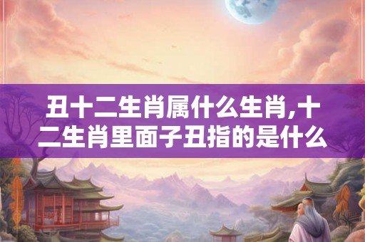 丑十二生肖属什么生肖,十二生肖里面子丑指的是什么生肖 丑十二生肖属什么生肖,十二生肖里面子丑指的是什么生肖