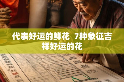 代表好运的鲜花  7种象征吉祥好运的花